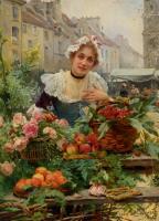 Schryver, Louis Marie de - The Flower Seller
